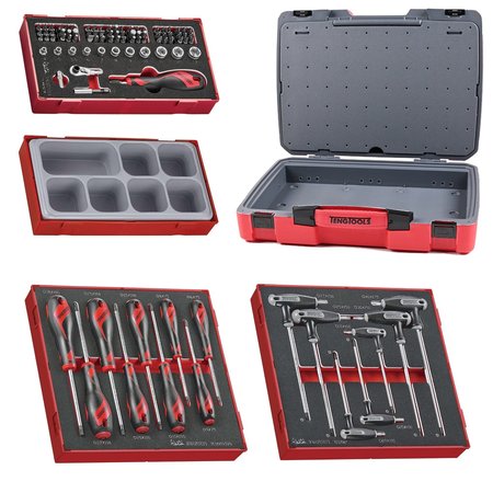 Teng Tools 94 Piece Torx Key, Torx Screwdriver & Bit Foam Kit TC-6T-21